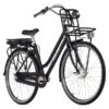 Vélo électrique E-Bike Alu Femme 28 Cantaloupe Noir 36 V/10,4 Ah Adore - Noir