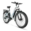 Cyrusher Kuattro Vélo électrique pas à pas 750W 17Ah bleu claire - Blanc