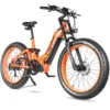 VTT électrique Cyrusher Trax hybride tout-terrain noir - Orange